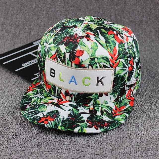 [FLB] Flower Label Snapback Cap