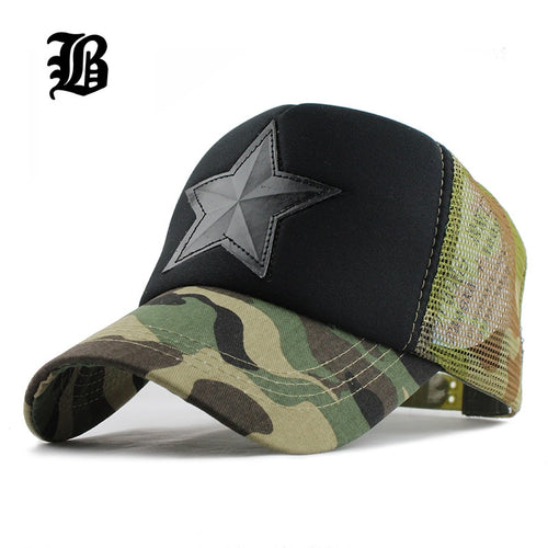 [FLB] camouflage mesh baseball cap