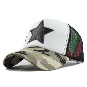 [FLB] camouflage mesh baseball cap