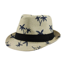 Load image into Gallery viewer, [FLB] Casual Panama Sun Hats Straw Men Beach Summer cap