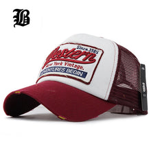 Load image into Gallery viewer, [FLB] Summer Baseball Cap Embroidery Mesh Cap