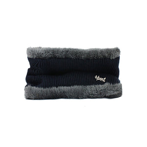 [FLB] Winter Beanies Men Scarf Knitted Hat