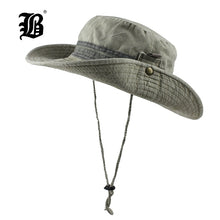 Load image into Gallery viewer, [FLB] Sun Hat Washed Bucket Flap Hat